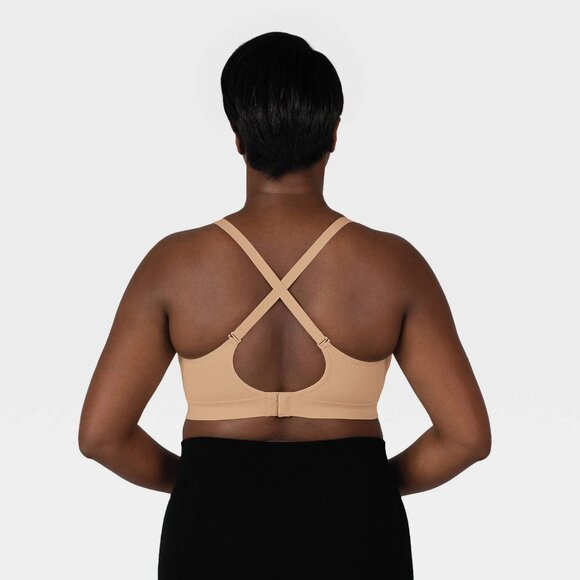 XXL - bravado Basics Women's Seamless Nursing Bra - Beige - Picture 4 of 5